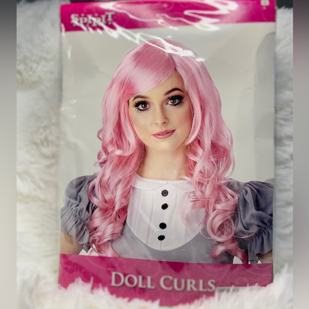 Doll curls wig.